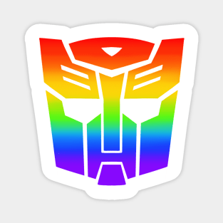 Gay Autobot Pride Magnet