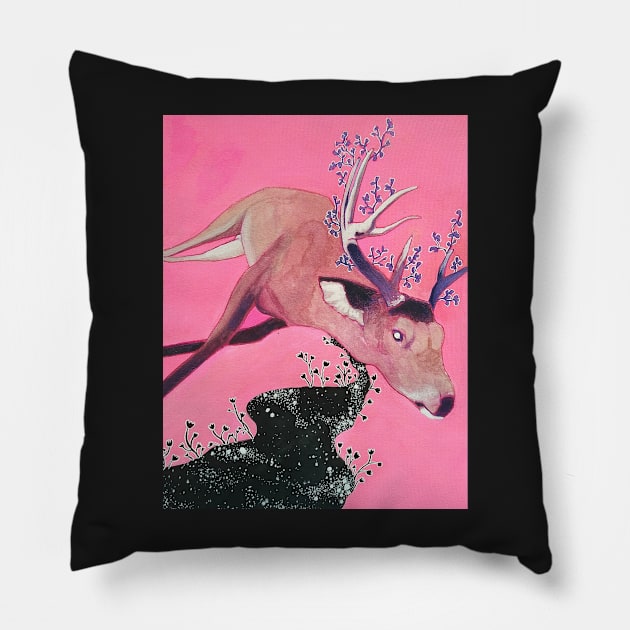 Death in the Garden Pillow by FrostedSoSweet