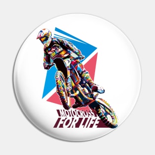 Pop art Motocross Pin