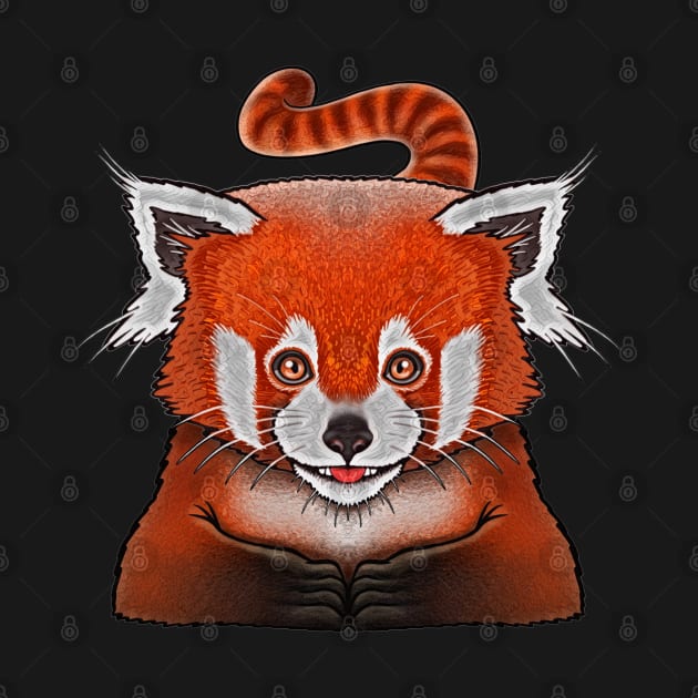 Baby red panda,red panda lover cute red panda by Artardishop