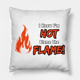 Fierce Inferno: Embracing the Heat Within Pillow