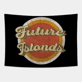 circle vintage Future Islands Tapestry