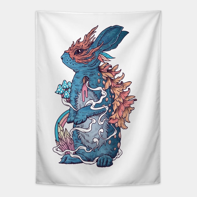 Lucky Rabbit Tapestry by MatMiller