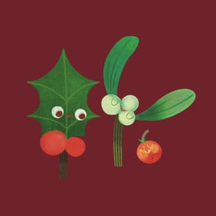 Mistletoe + Holly= Baby Berry T-Shirt