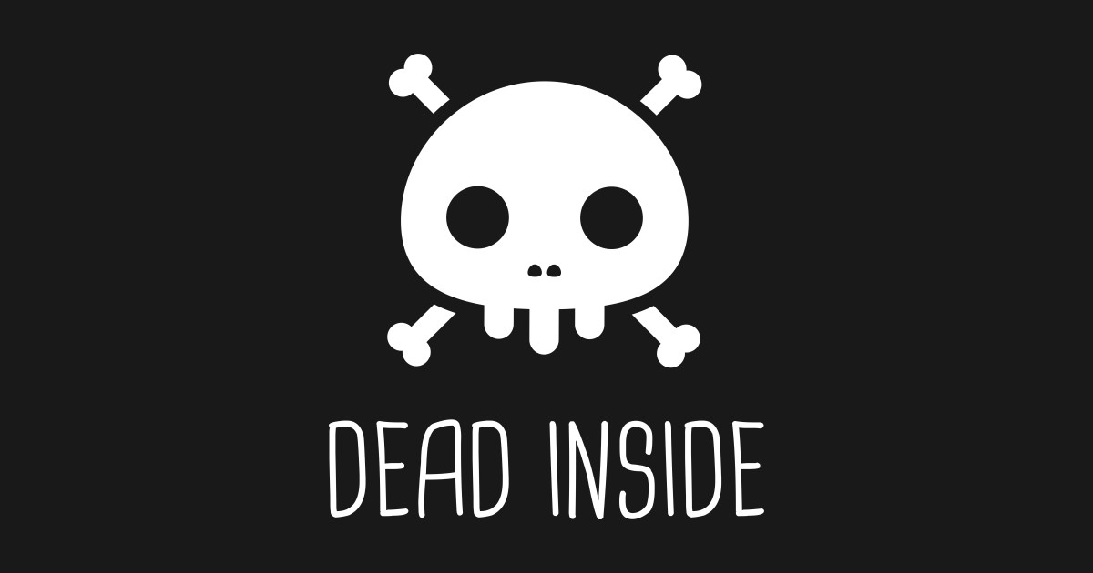 Shop Dead Inside Cute Emo Skeleton Skull emo