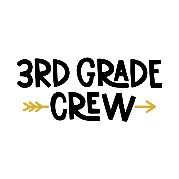 Third Grade Crew Back to School Student Kids by ThreadSupreme