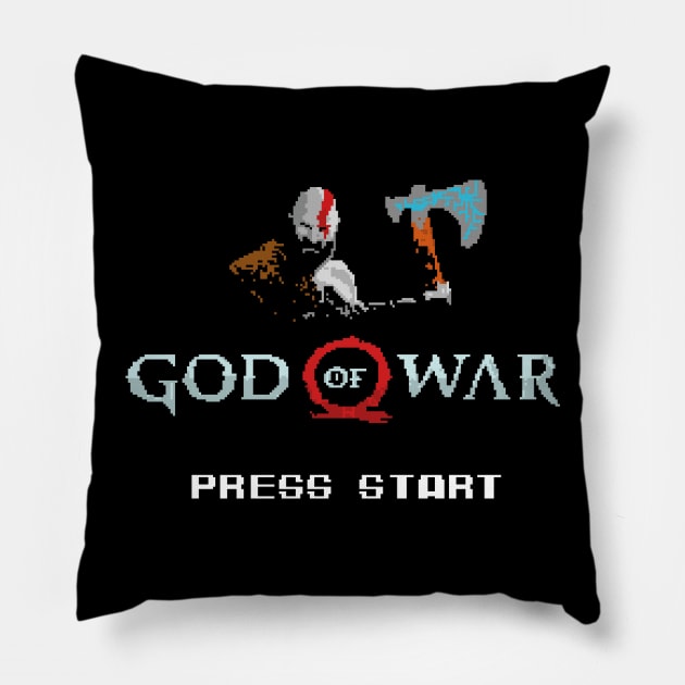 God of War 8 bits Pillow by Jawes