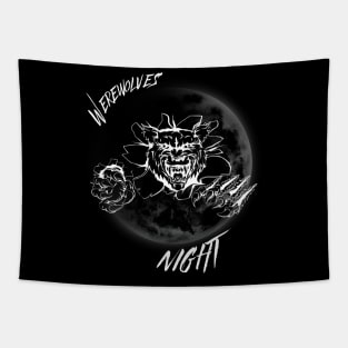 Werewolves Night I Tapestry