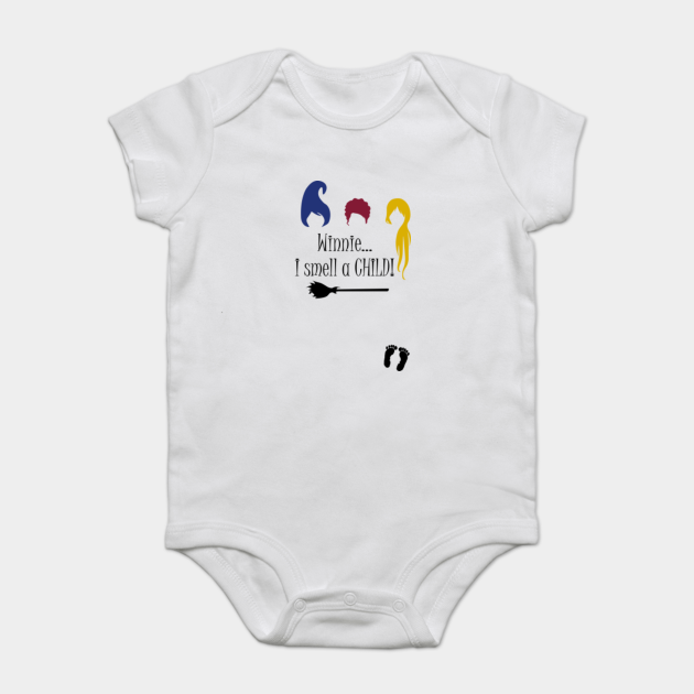 winnie i smell a child onesie