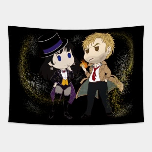 DC's Powerful Magic Duo Tapestry