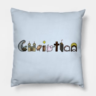 Christian symbols Pillow