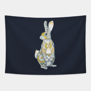 Mandala Bunny Tapestry