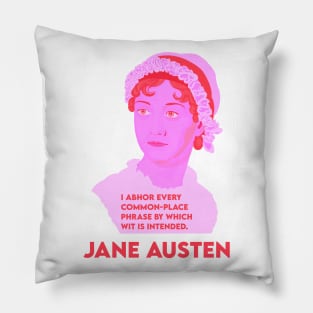 Jane Austen Quote from Sense and Sensibility Pillow