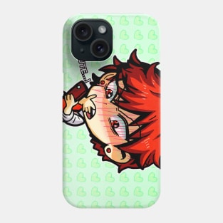 Gekkan Shoujo Nozaki kun!  Mikorin So cute! Green Phone Case