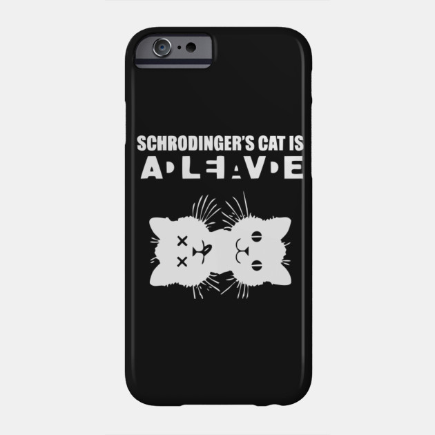 Dead And Alive Schrodinger Cat Funny Design Art For Cat Lovers
