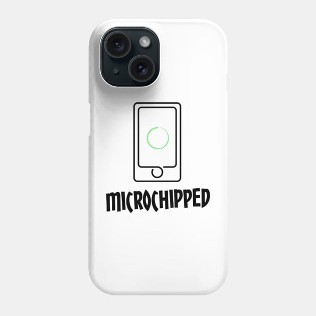 Microchipped Phone Case by Look Up Creations