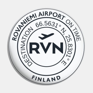 Airport Rovaniemi RVN Pin