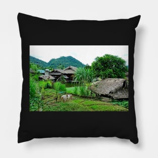 Vietnam - Ha Giang, Village de Tha, Lup, Me Pillow