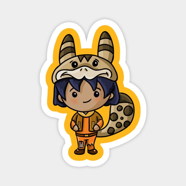 Cute Rebels: Loth-cat Kid Magnet by SpaceMomCreations