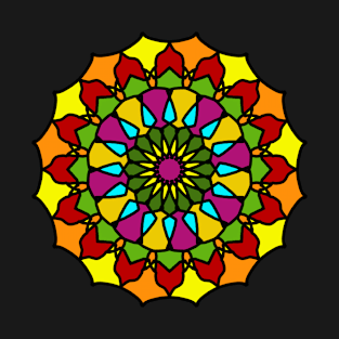 Colorful Mandala Art T-Shirt