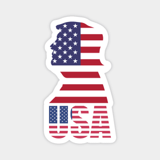 Donald Trump American Flag USA Magnet