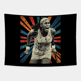 coco gauff - sketc vintage Tapestry