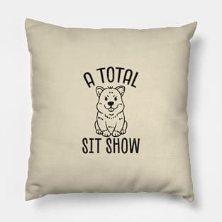 a total shit show / dog lovers Pillow