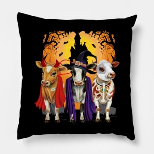 Baby Cow Halloween Pillow