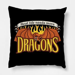 More Dragons Pillow