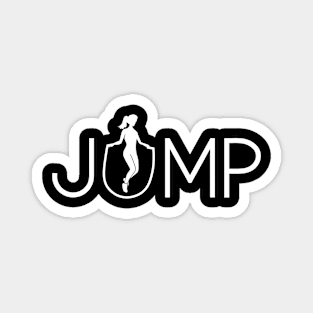 Jump Design for Women Rope Jumpers Magnet