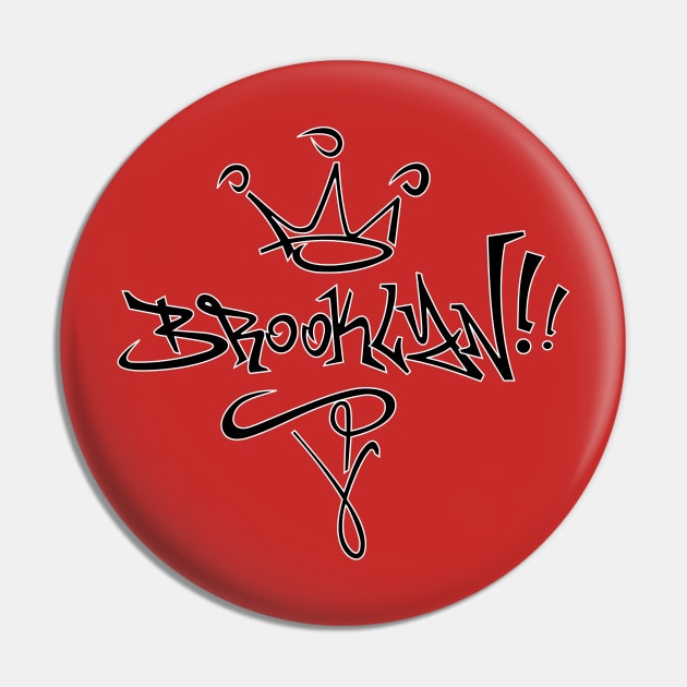 Brooklyn Graffiti Pin by YESik Graffiti