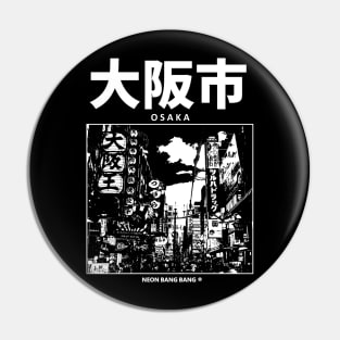 Osaka Japan - Black Pin