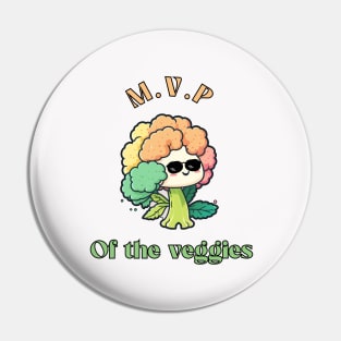 Cauliflower Cute Vegetable Kawaii Style Pin