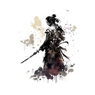 Samurai Ink  Timeless Sumi-e Art T-Shirt