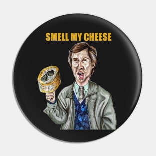 Alan caricature - "Smell my cheese" Pin