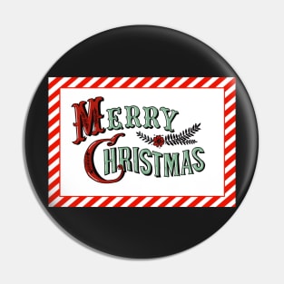 Merry Christmas Card Pin