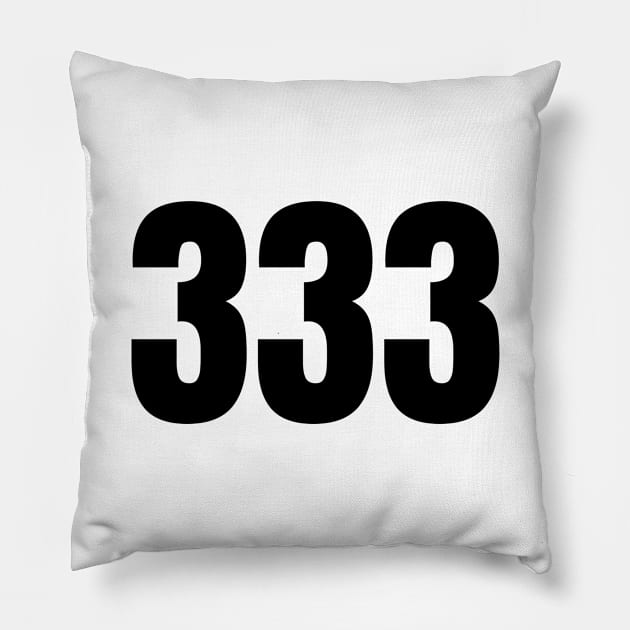 333 Pillow by Jitesh Kundra