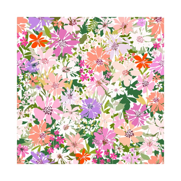 Pastel Flowers by Gush Art Studio 1