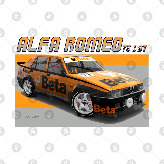 Alfa Romeo 75 by PjesusArt