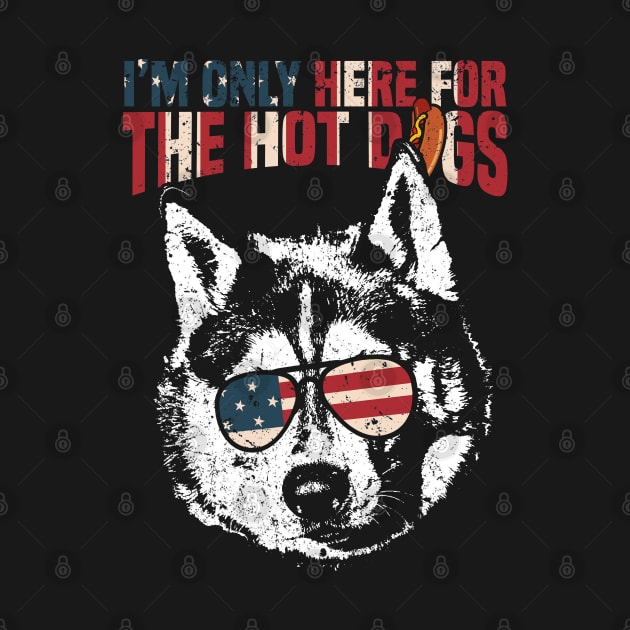 Husky Shirt Funny 4th of July Pup Tee by Madfido