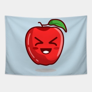 haha react food apple Tapestry