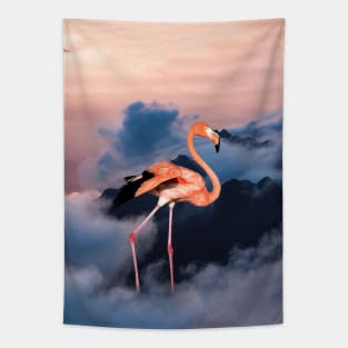 Sky Flamingo Tapestry
