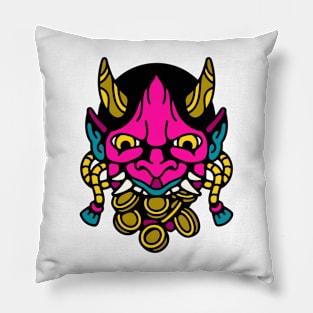 Hannya coins Pillow