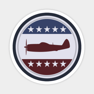 WW2 P-47 Thunderbolt Patch Magnet