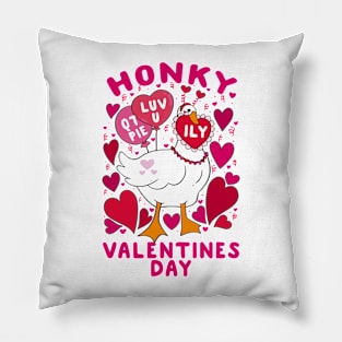 Honky Valentine's Day Pillow