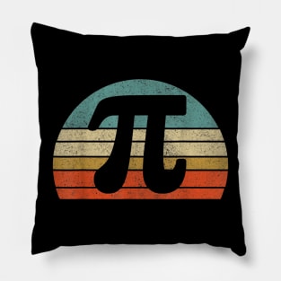 Retro Vintage Pi 3.14 First 2,000 Digits of Pi Math gifts for Pi Day Pillow