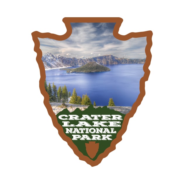 Crater Lake National Park arrowhead by nylebuss
