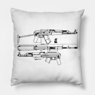 Kalashnikov AK47 Pillow