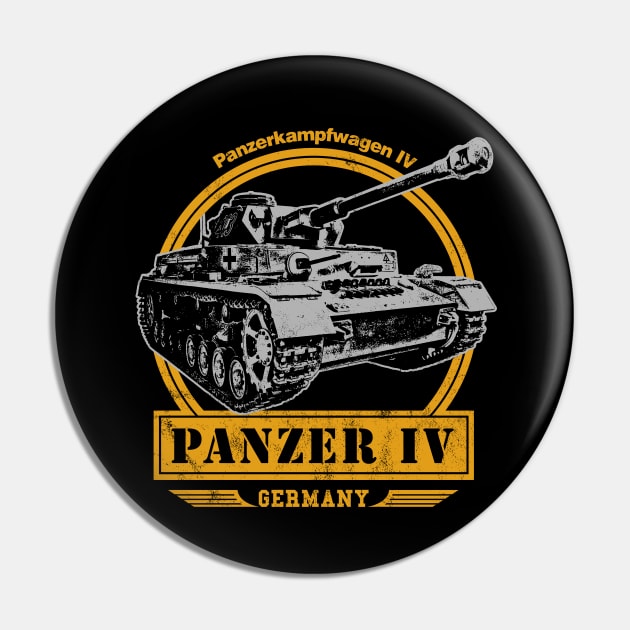 Panzer IV - German WW2 Tank Pin by rycotokyo81