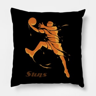 Phoenix Suns Fans - NBA T-Shirt Pillow